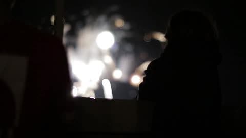 A Scenery of a Fireworks