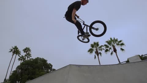 A Person Riding A Bike