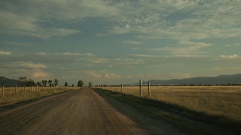 View Of Driving In The Country